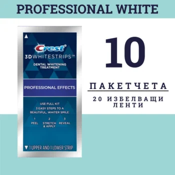 избелващи ленти Crest 3D Professional Effects Whitestrips