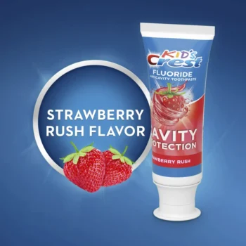 pasta Crest Kids Cavity Protection Strawberry Rush