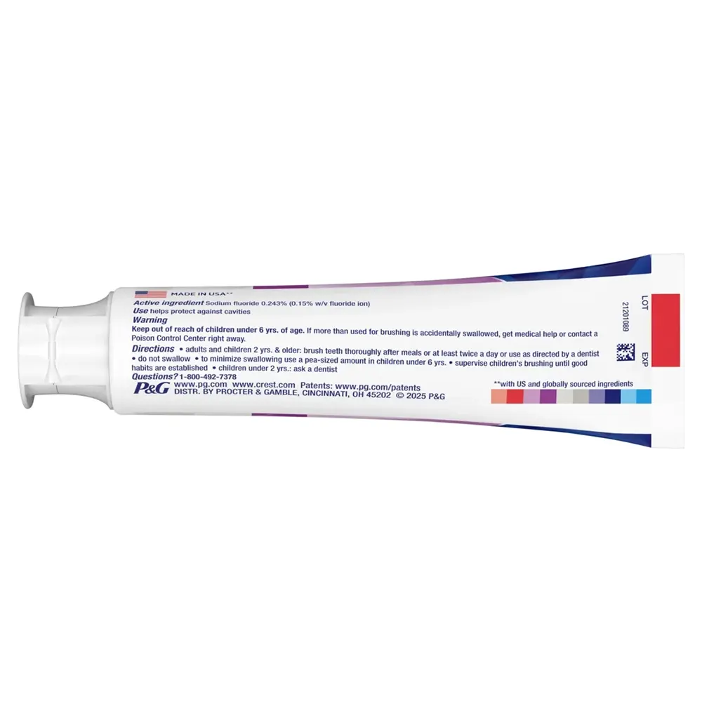 Избелваща паста Crest 3D White Radiant Mint 93гр 4 Crest от USA Козметика Crest 3D White Radiant Mint реална снимка